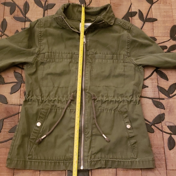 Army Green Trendy Combat style casual Jacket EUC - Picture 8 of 8